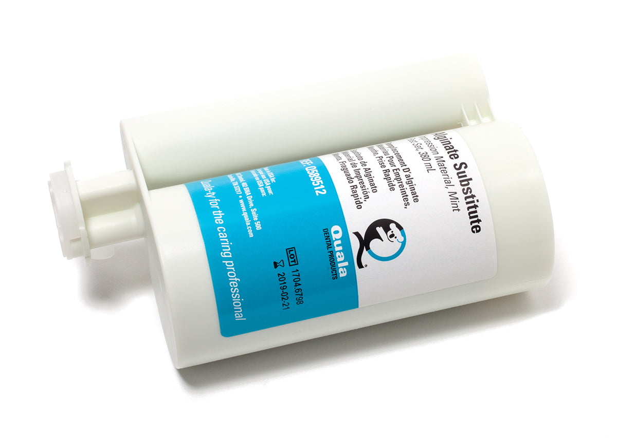 Quala Q589510 Alginate Substitute Fast Set Cartridges Mint 8/PK 50 mL Quala Q589510 Alginate Substitute Fast Set Cartridges Mint 8/PK 50 mL